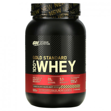 100 % Whey protein Gold standard (78%, США) - 909 г - Акционный товар